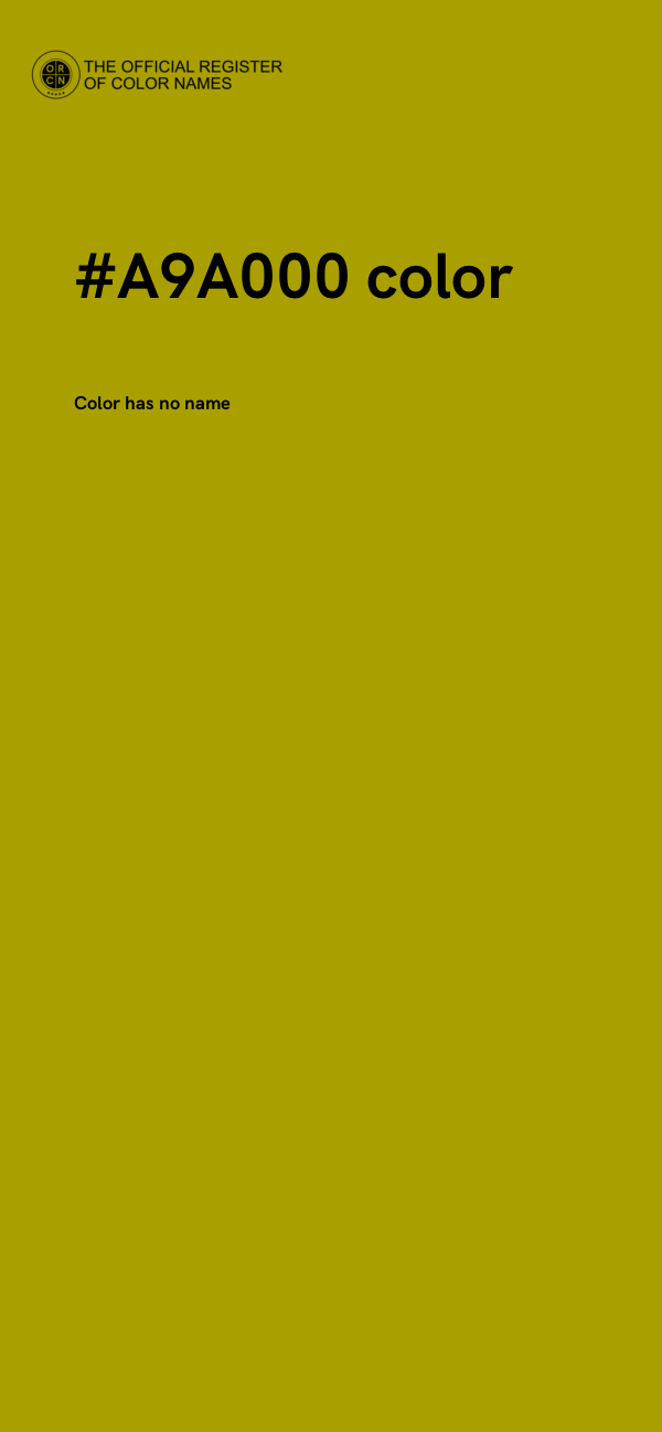 #A9A000 color image