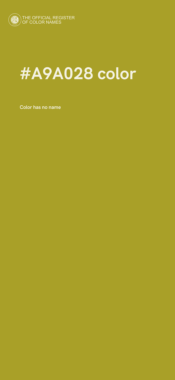 #A9A028 color image