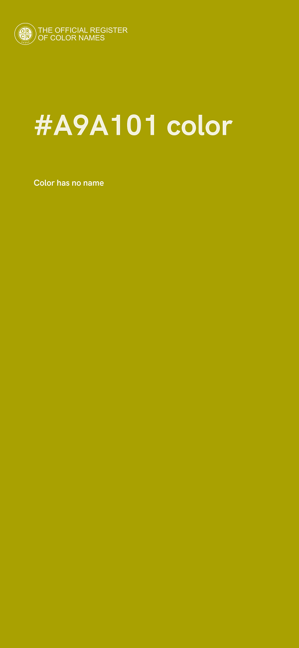 #A9A101 color image