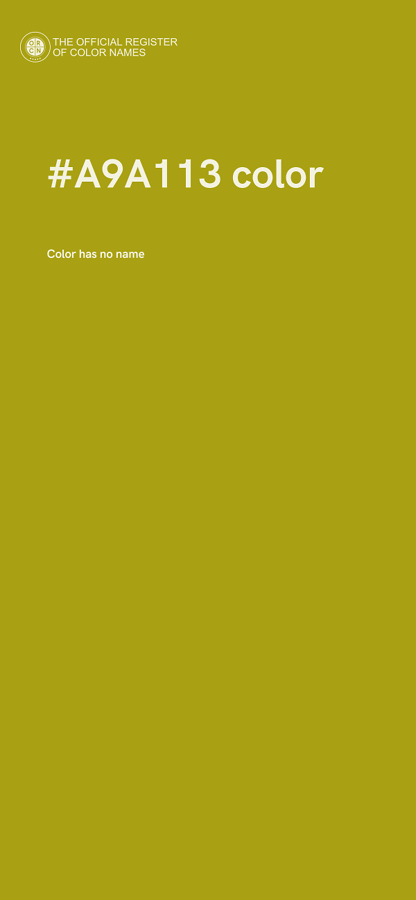#A9A113 color image