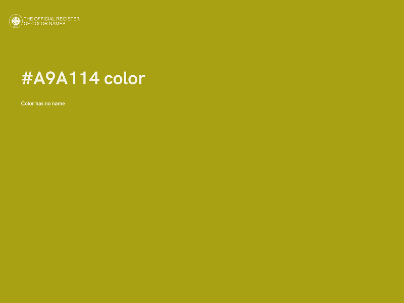 #A9A114 color image