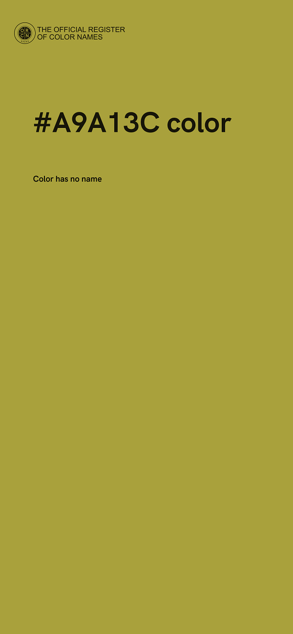 #A9A13C color image
