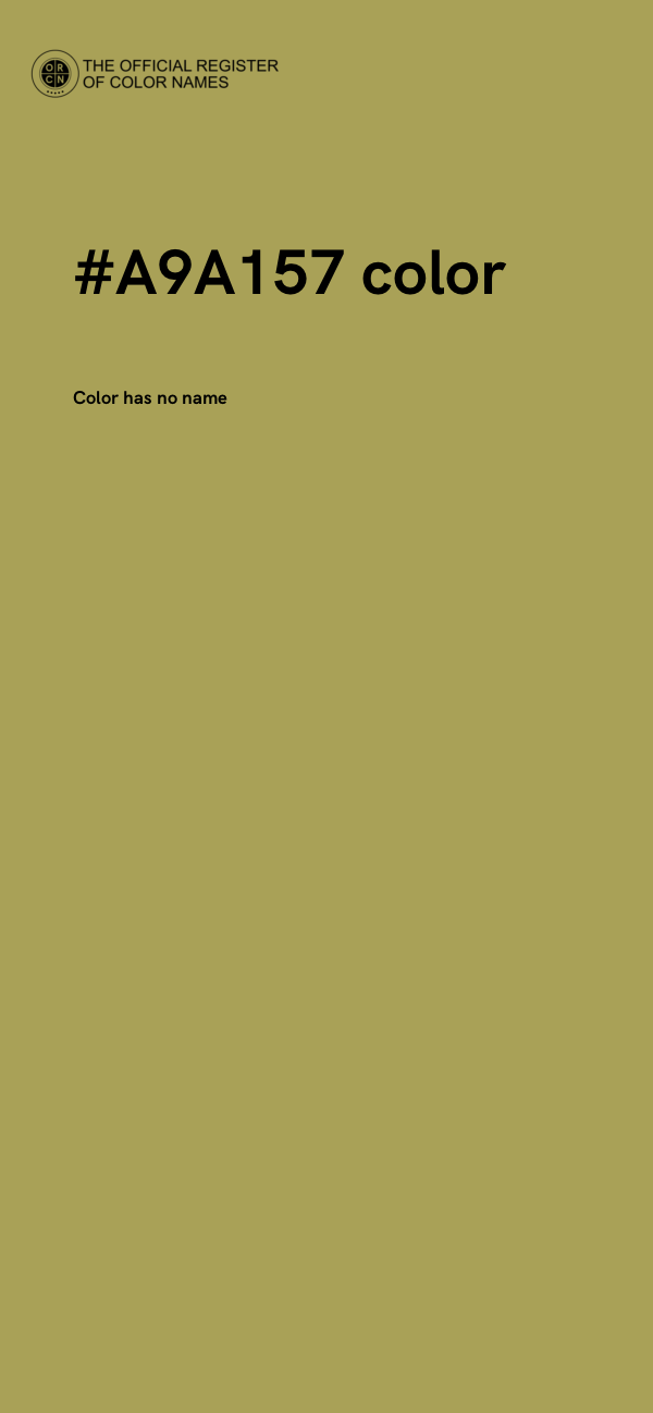 #A9A157 color image
