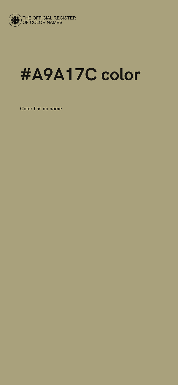 #A9A17C color image