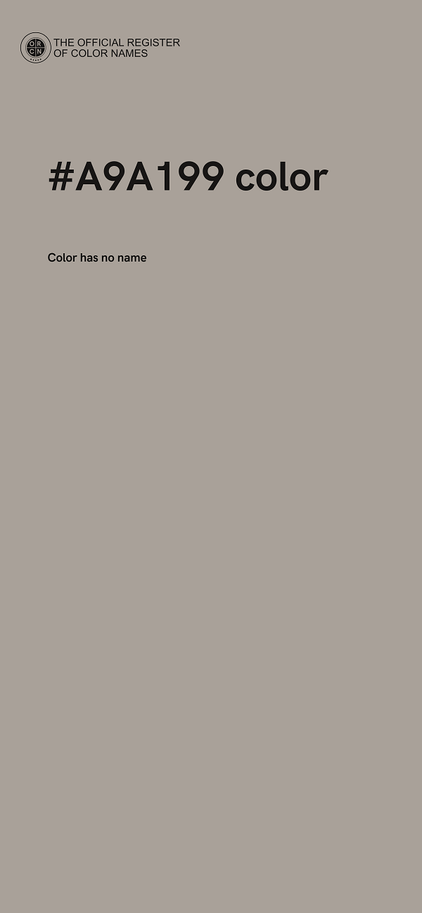 #A9A199 color image