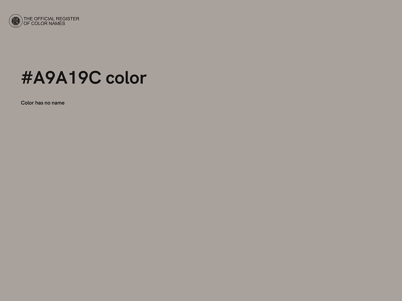 #A9A19C color image