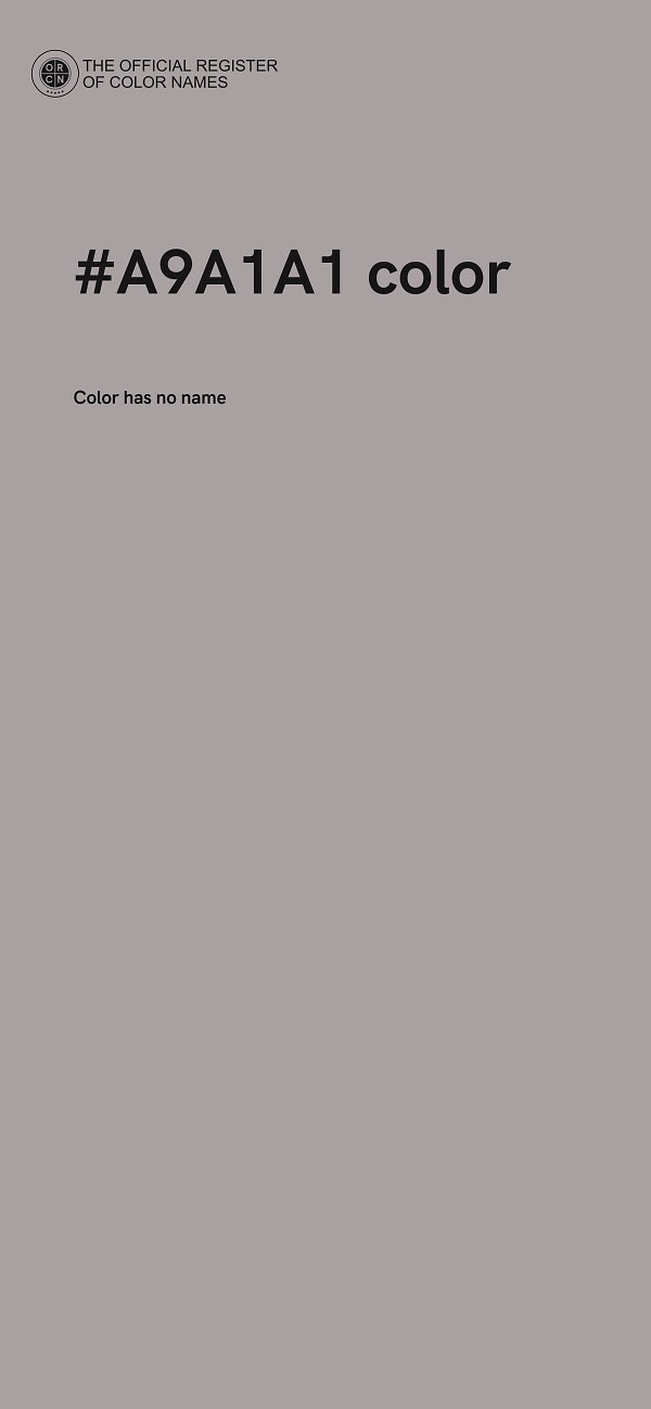 #A9A1A1 color image