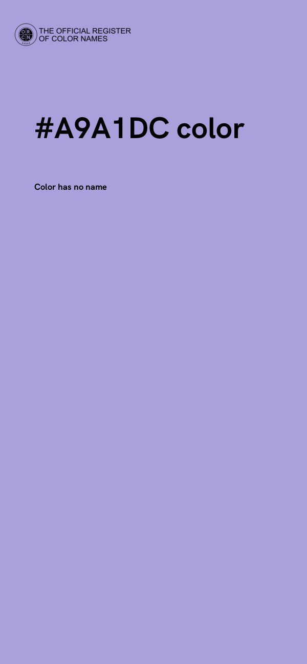 #A9A1DC color image