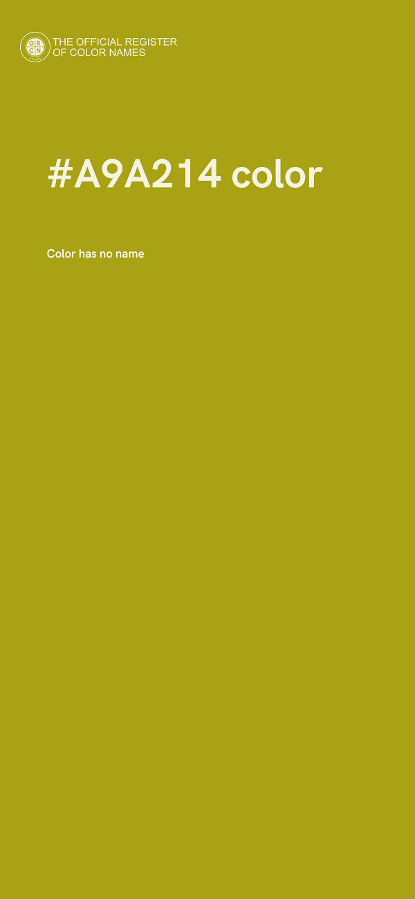 #A9A214 color image