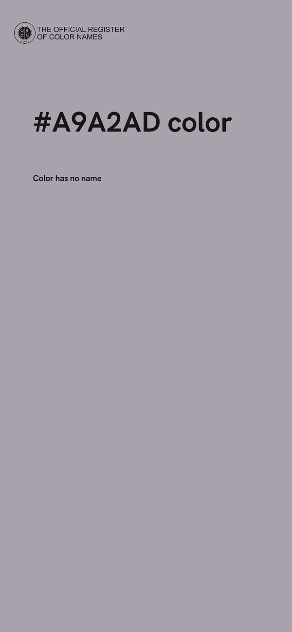 #A9A2AD color image