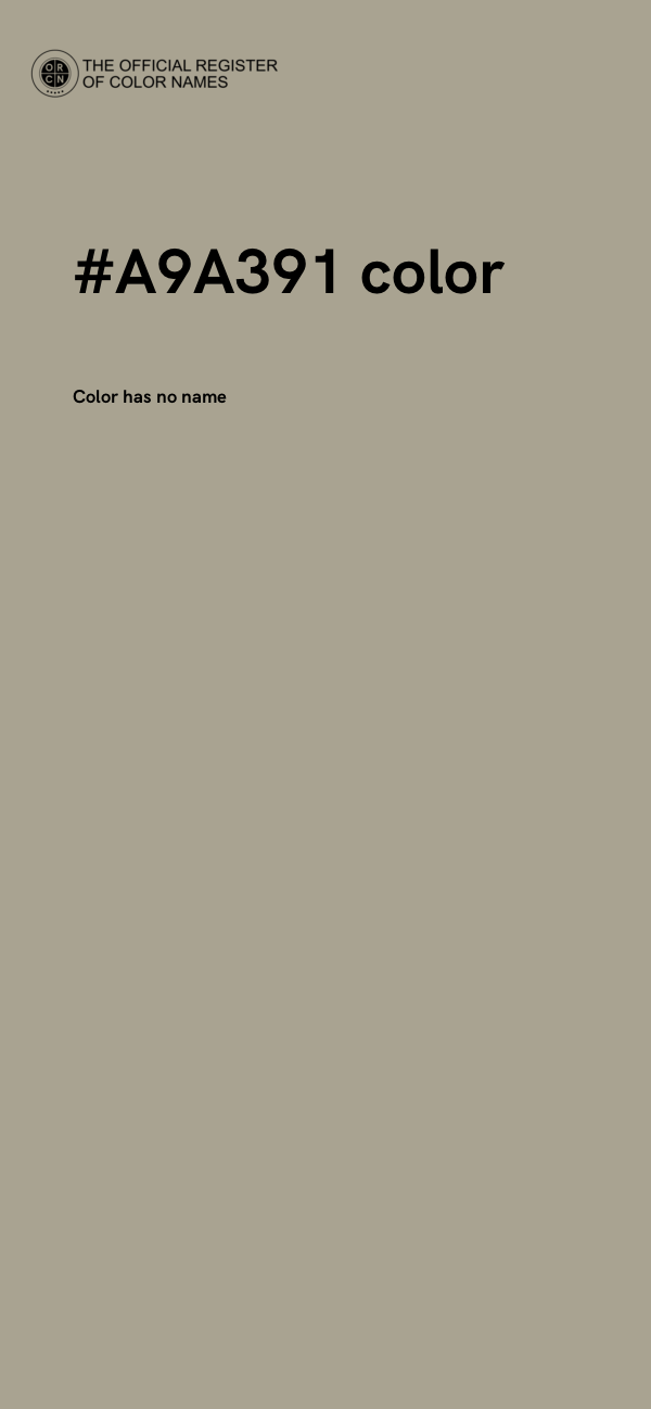#A9A391 color image