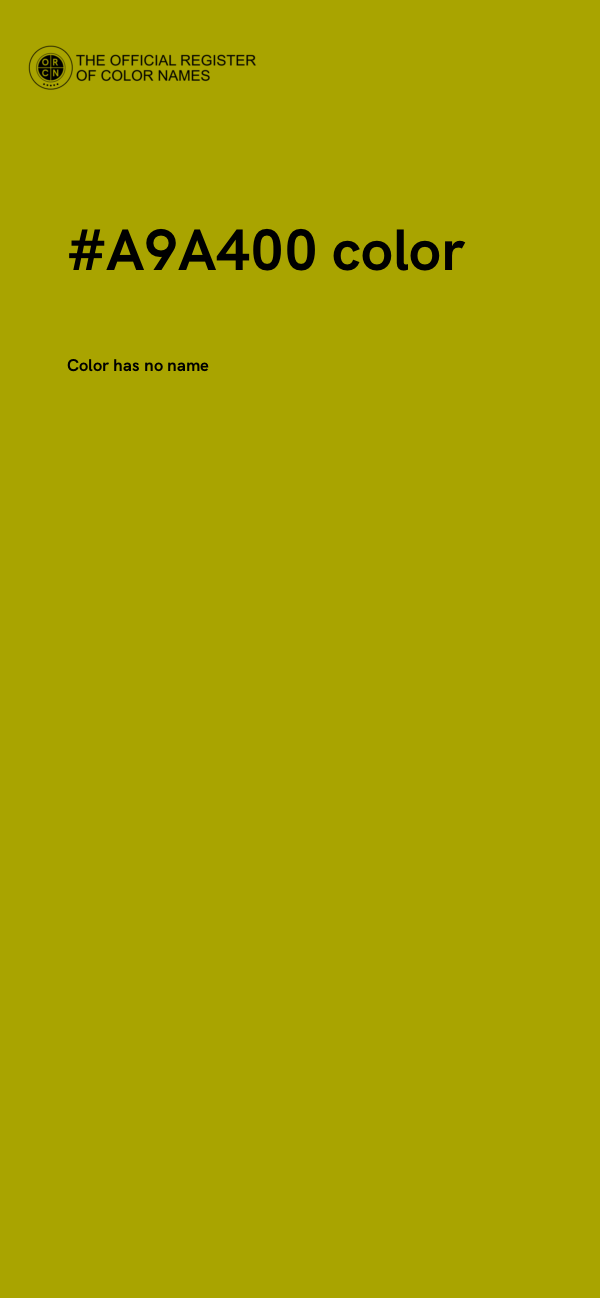 #A9A400 color image