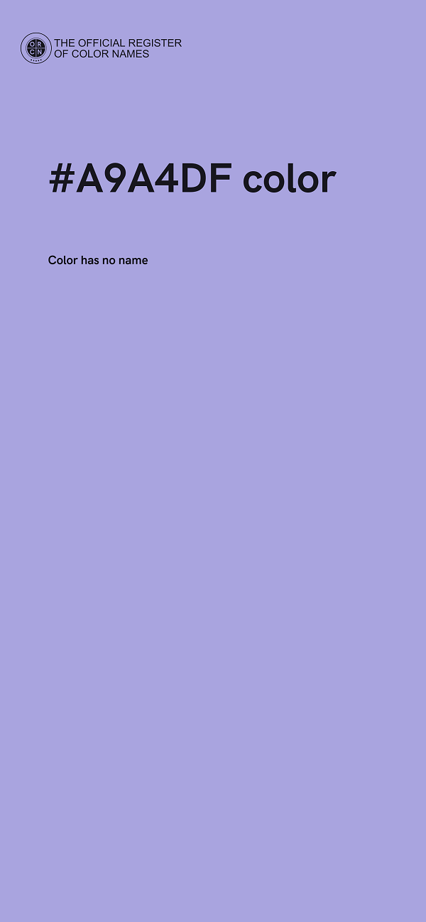 #A9A4DF color image