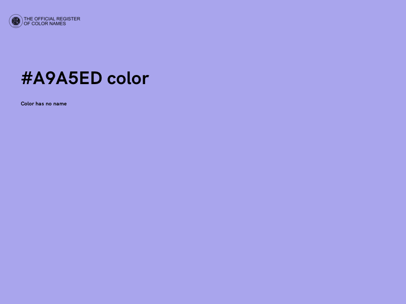 #A9A5ED color image
