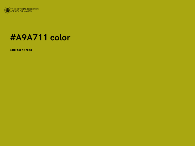 #A9A711 color image