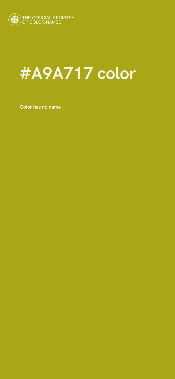 #A9A717 color image