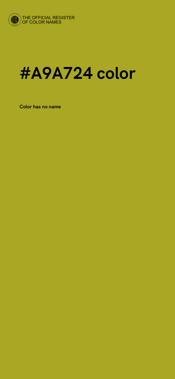 #A9A724 color image