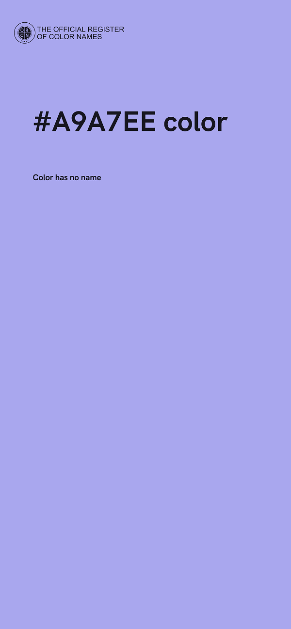 #A9A7EE color image