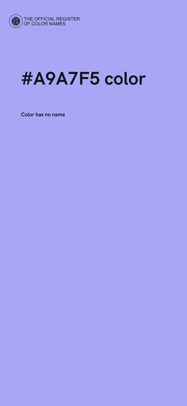 #A9A7F5 color image