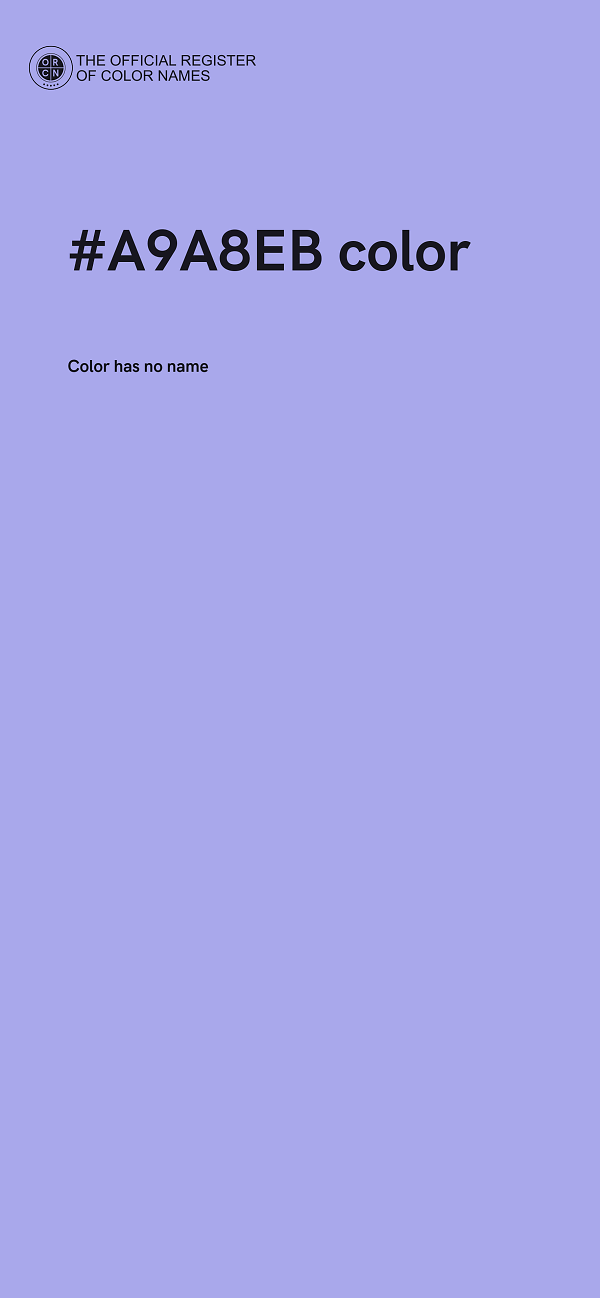 #A9A8EB color image