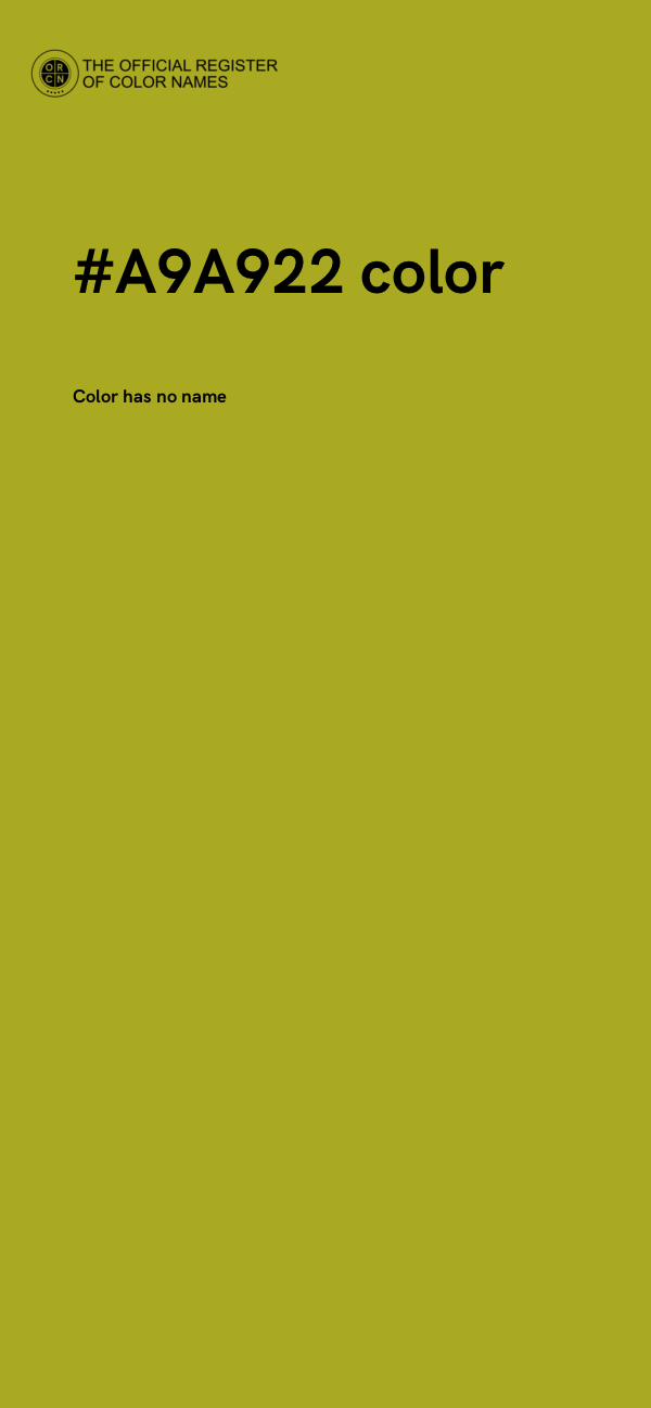 #A9A922 color image
