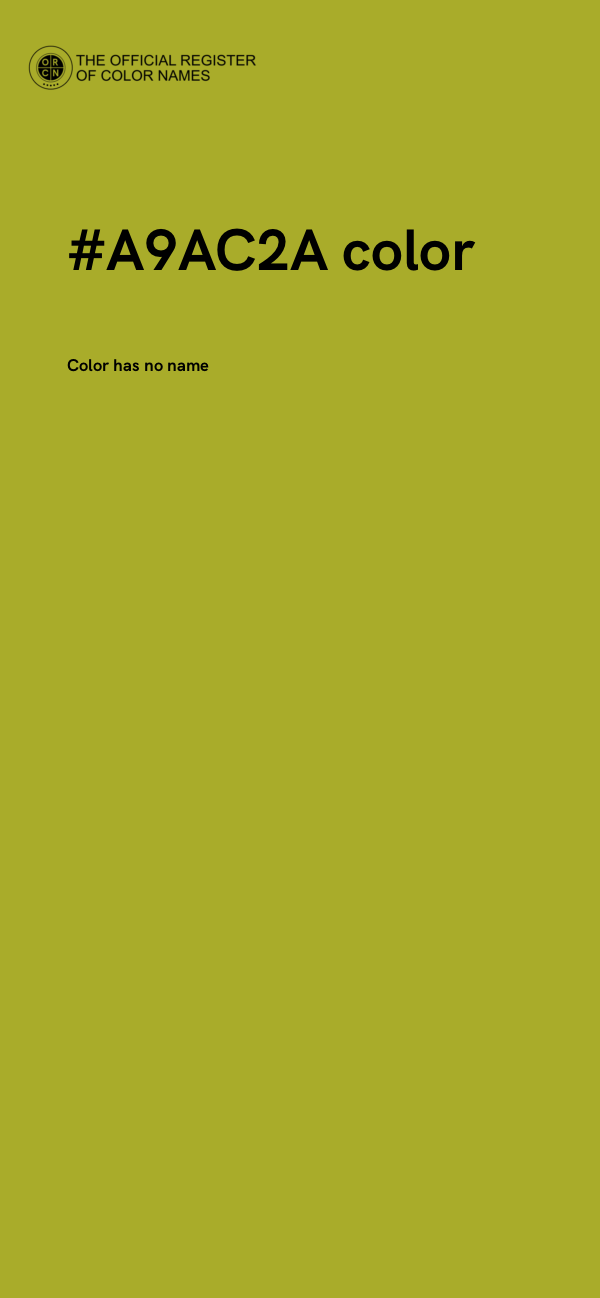 #A9AC2A color image
