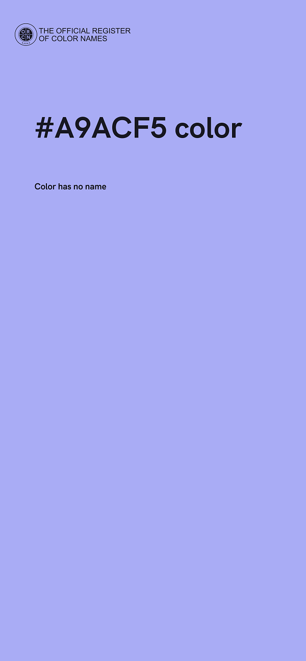 #A9ACF5 color image