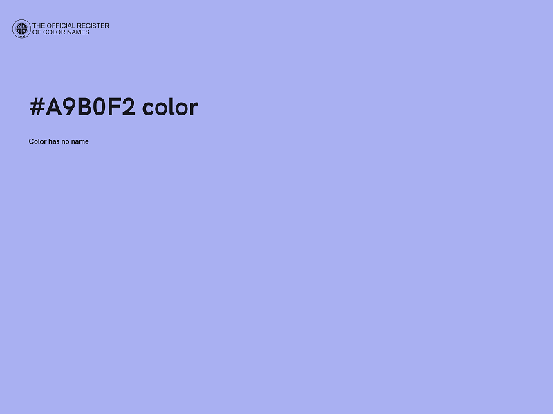 #A9B0F2 color image