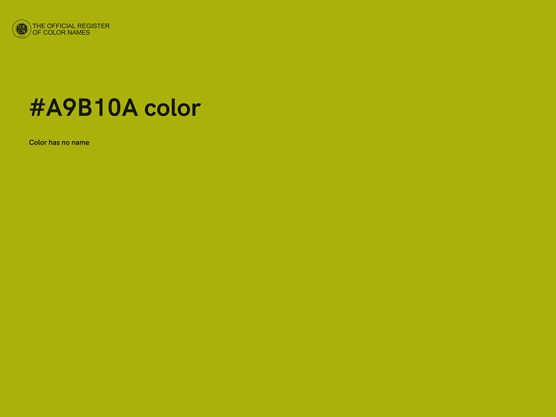 #A9B10A color image