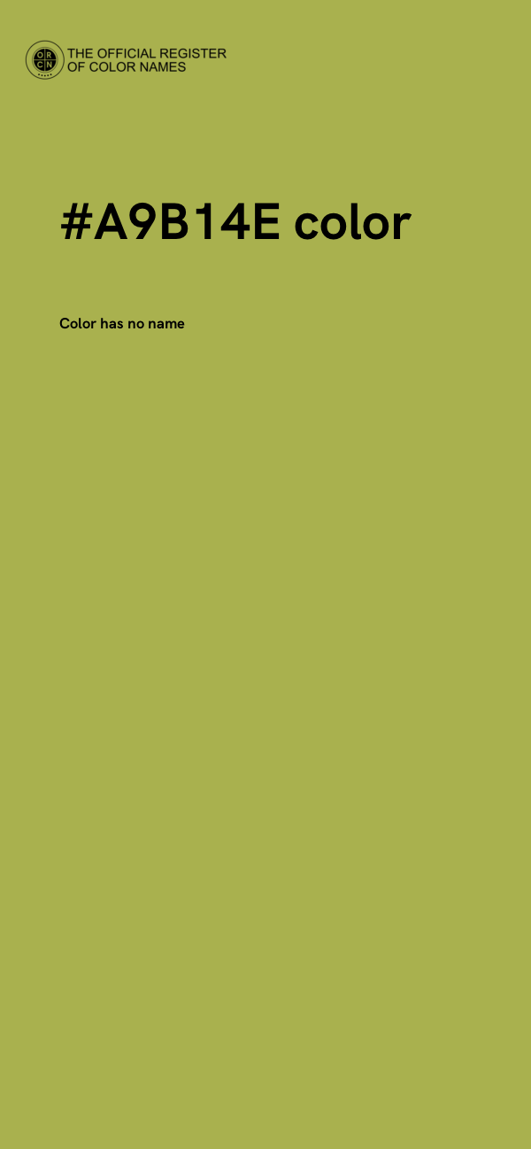 #A9B14E color image