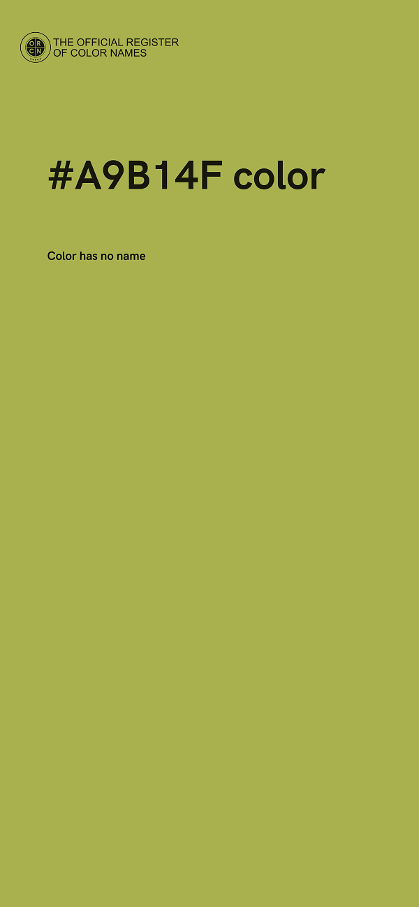#A9B14F color image