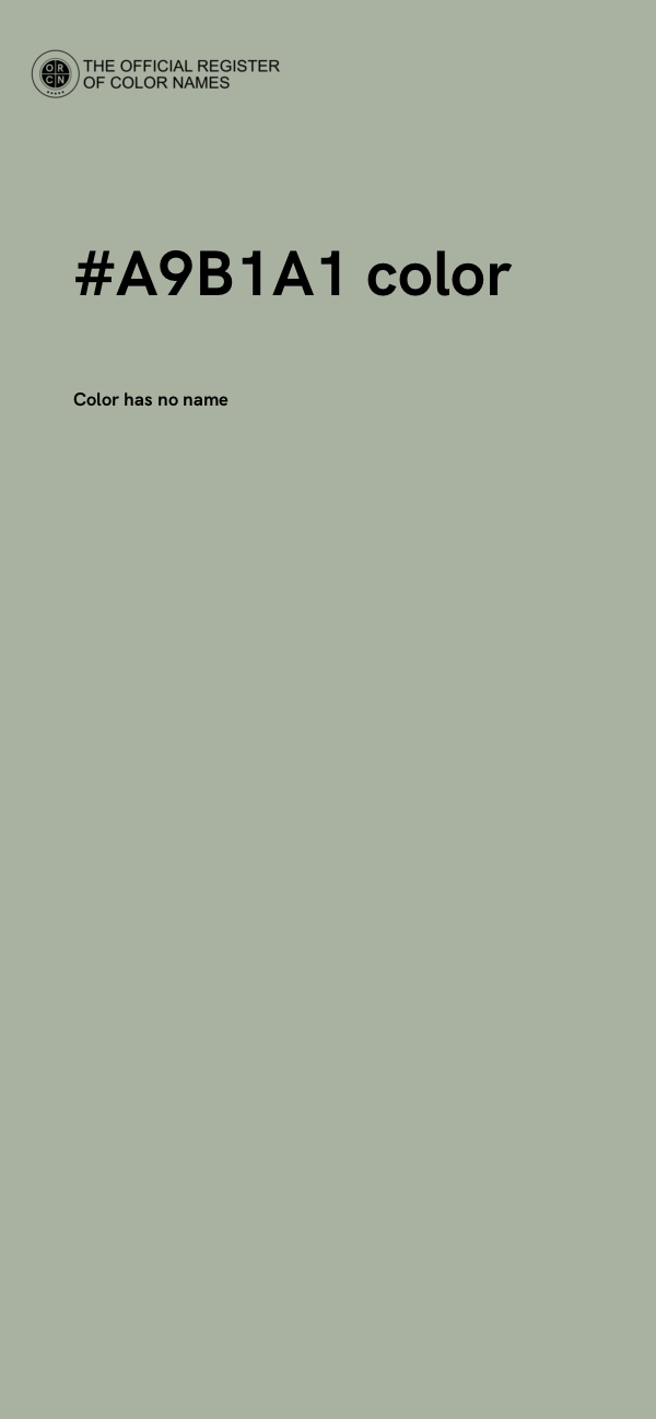 #A9B1A1 color image