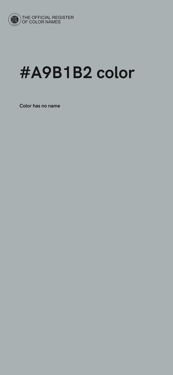 #A9B1B2 color image