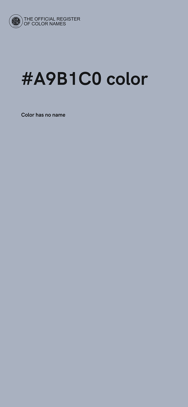 #A9B1C0 color image