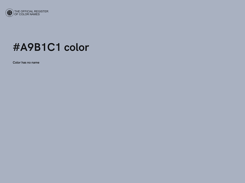 #A9B1C1 color image