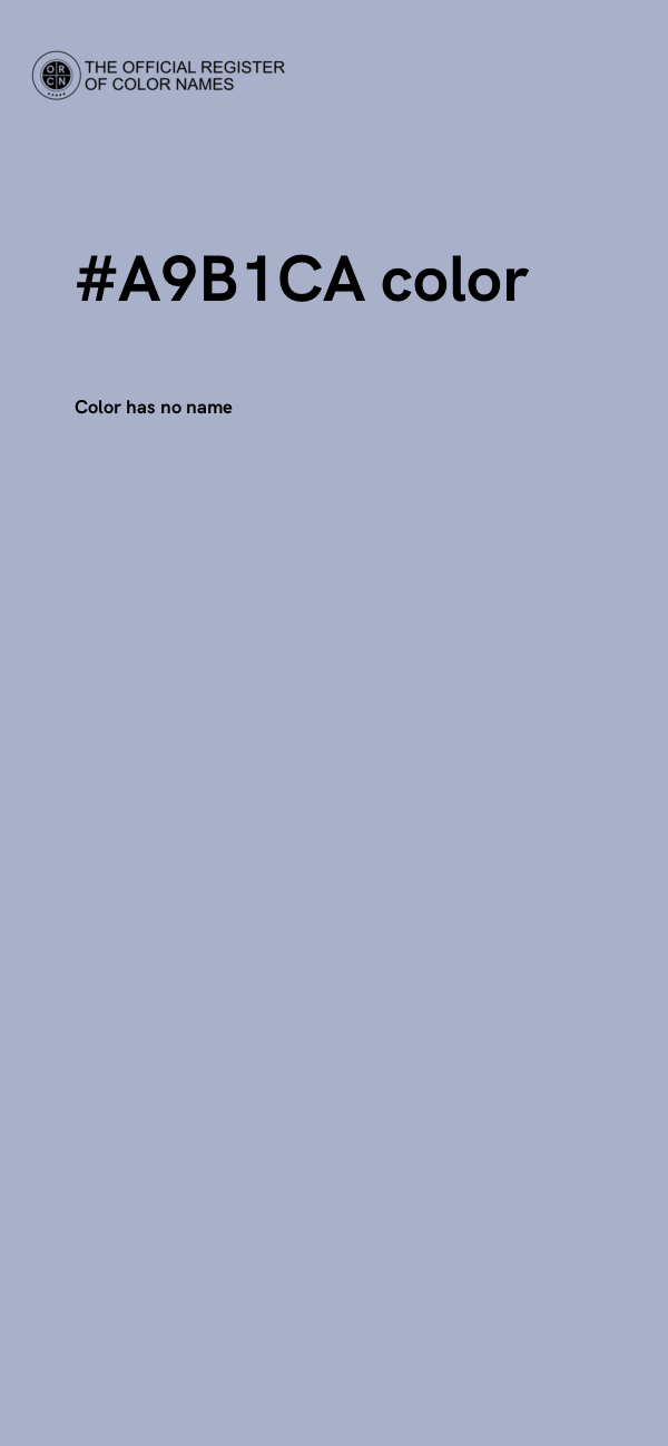 #A9B1CA color image