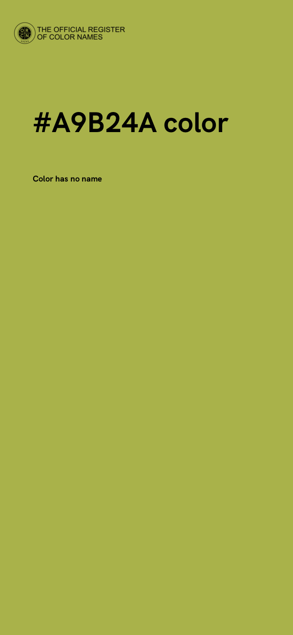 #A9B24A color image
