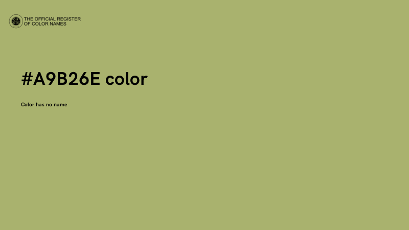 #A9B26E color image