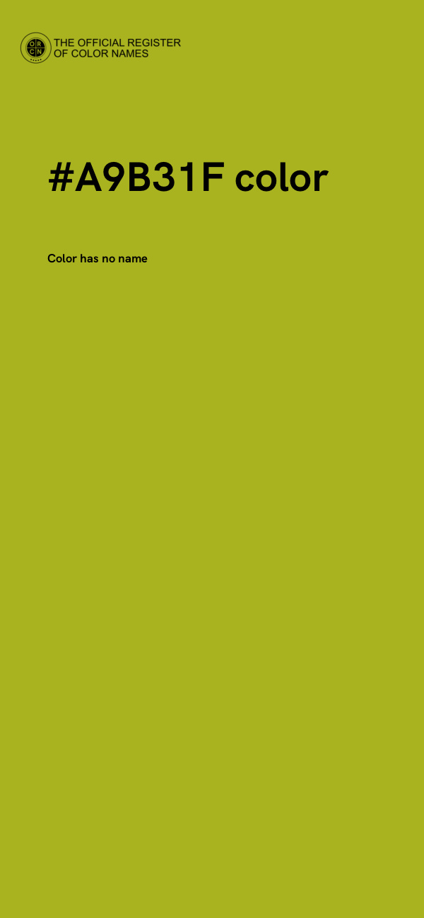 #A9B31F color image