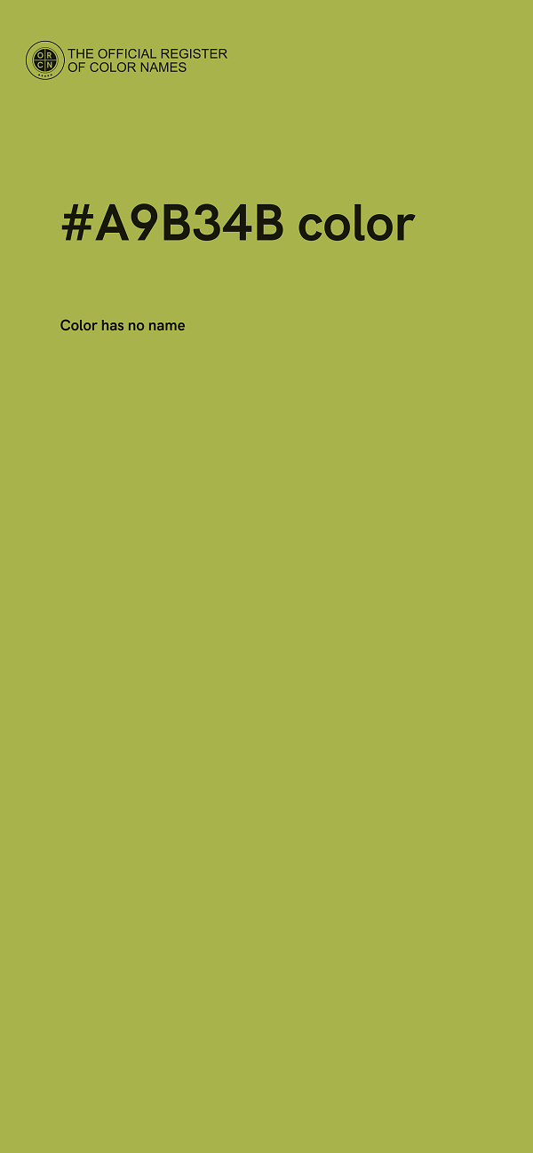 #A9B34B color image