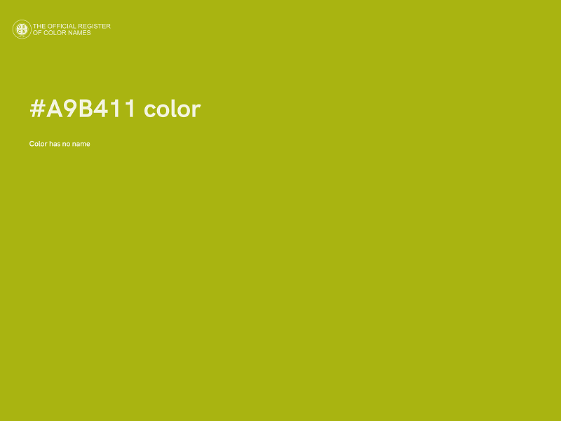 #A9B411 color image