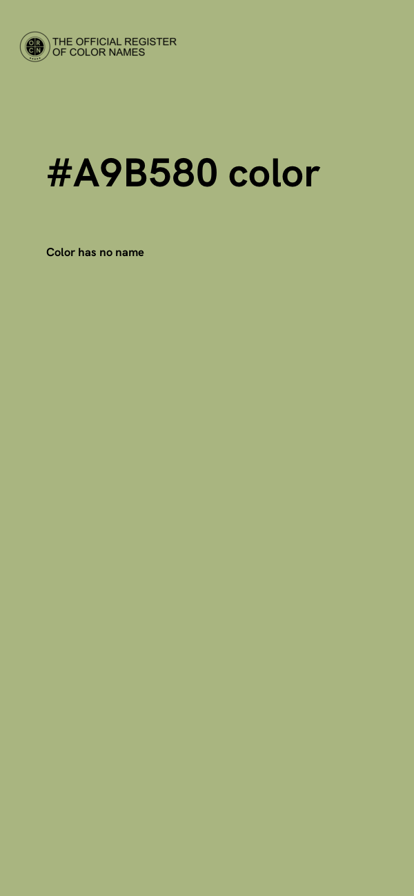 #A9B580 color image