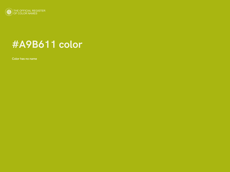 #A9B611 color image