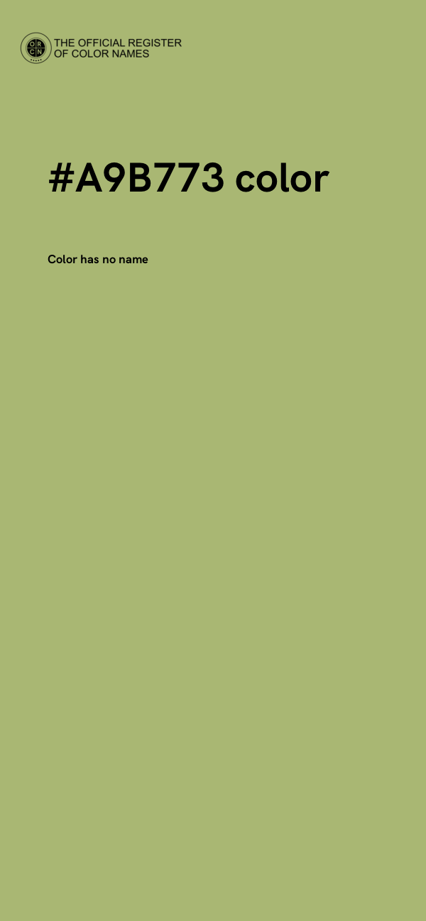 #A9B773 color image