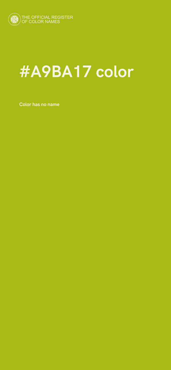 #A9BA17 color image