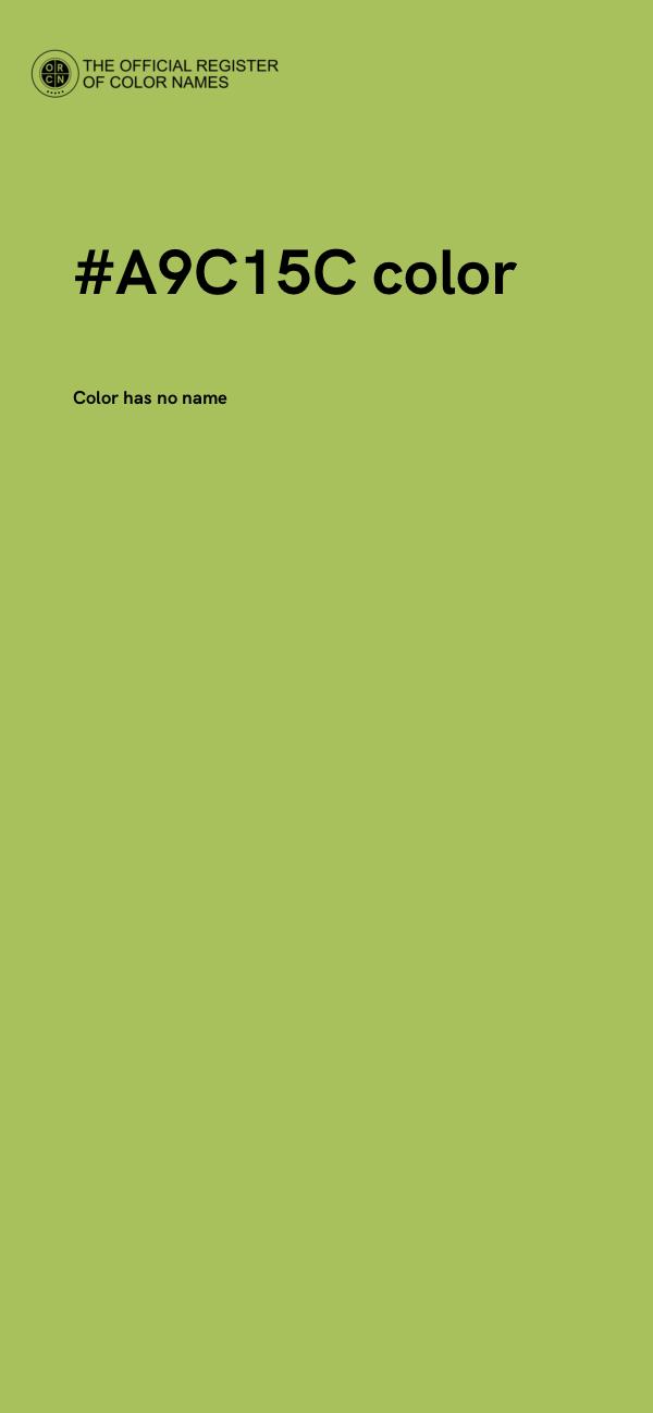 #A9C15C color image