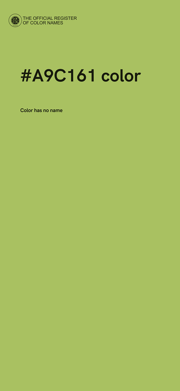 #A9C161 color image
