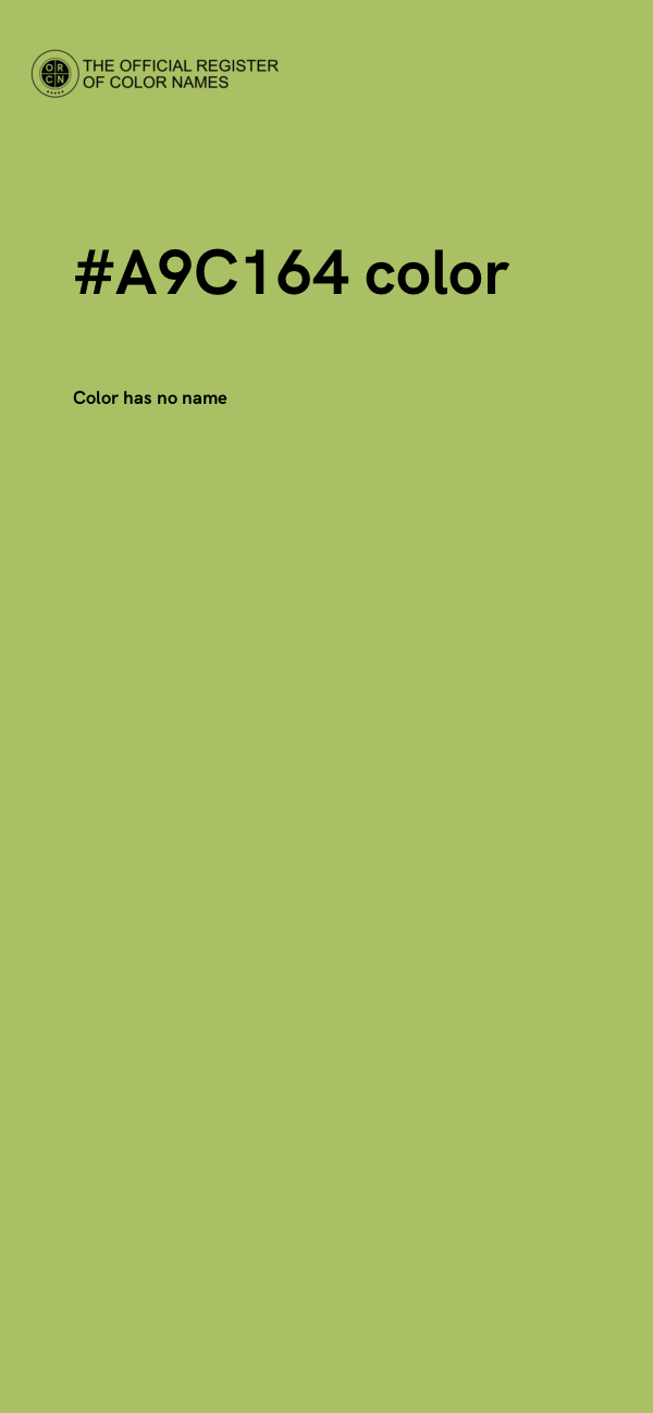 #A9C164 color image