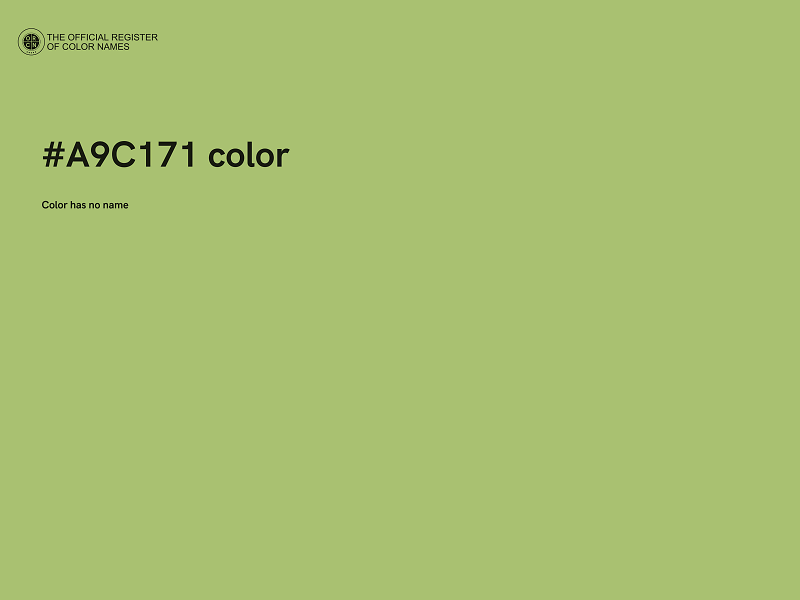 #A9C171 color image