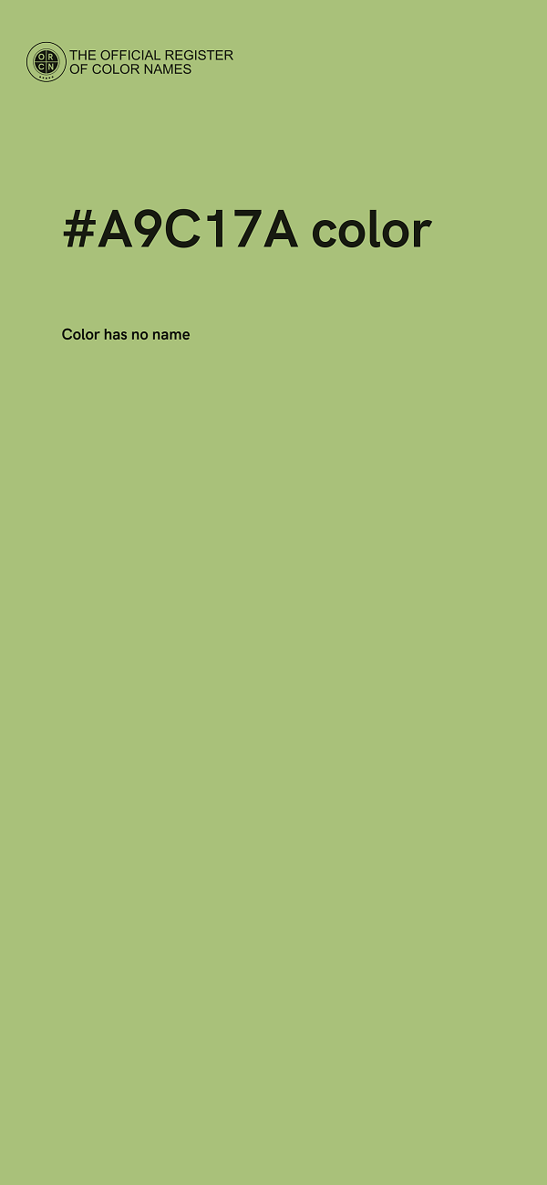 #A9C17A color image